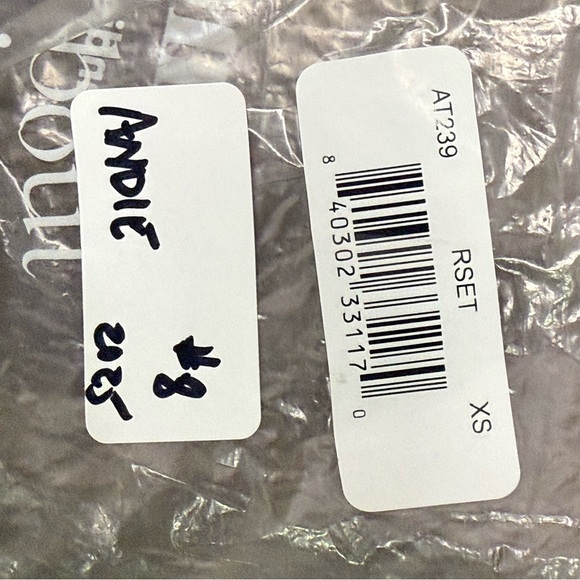 Andie Swim The Bermuda Bikini Top in Rosette Pink Size XS NWT - Picture 7 of 8